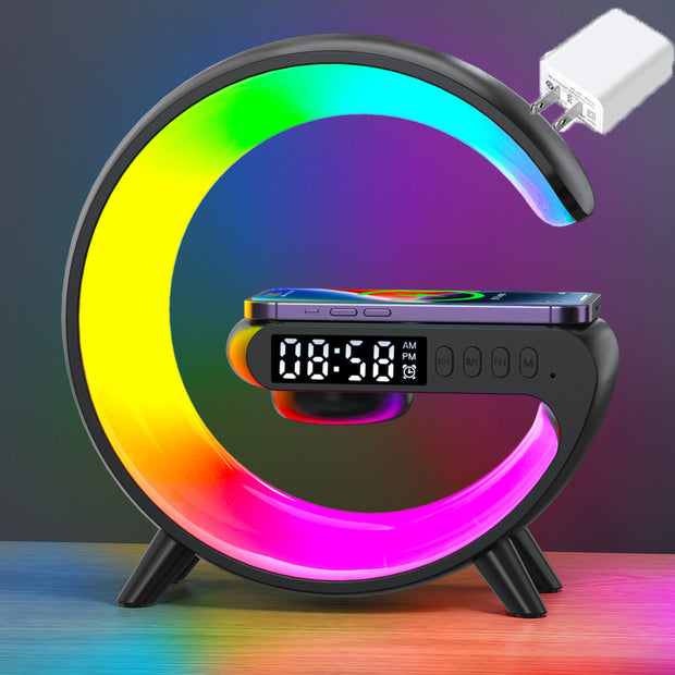 Led Lamp Bedside Table Alarm Clock Bluetooth Speaker
