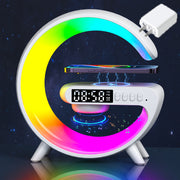 Led Lamp Bedside Table Alarm Clock Bluetooth Speaker