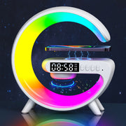 Led Lamp Bedside Table Alarm Clock Bluetooth Speaker