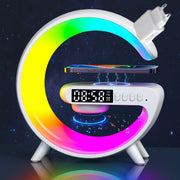 Led Lamp Bedside Table Alarm Clock Bluetooth Speaker