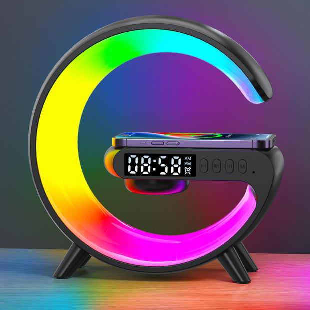 Led Lamp Bedside Table Alarm Clock Bluetooth Speaker